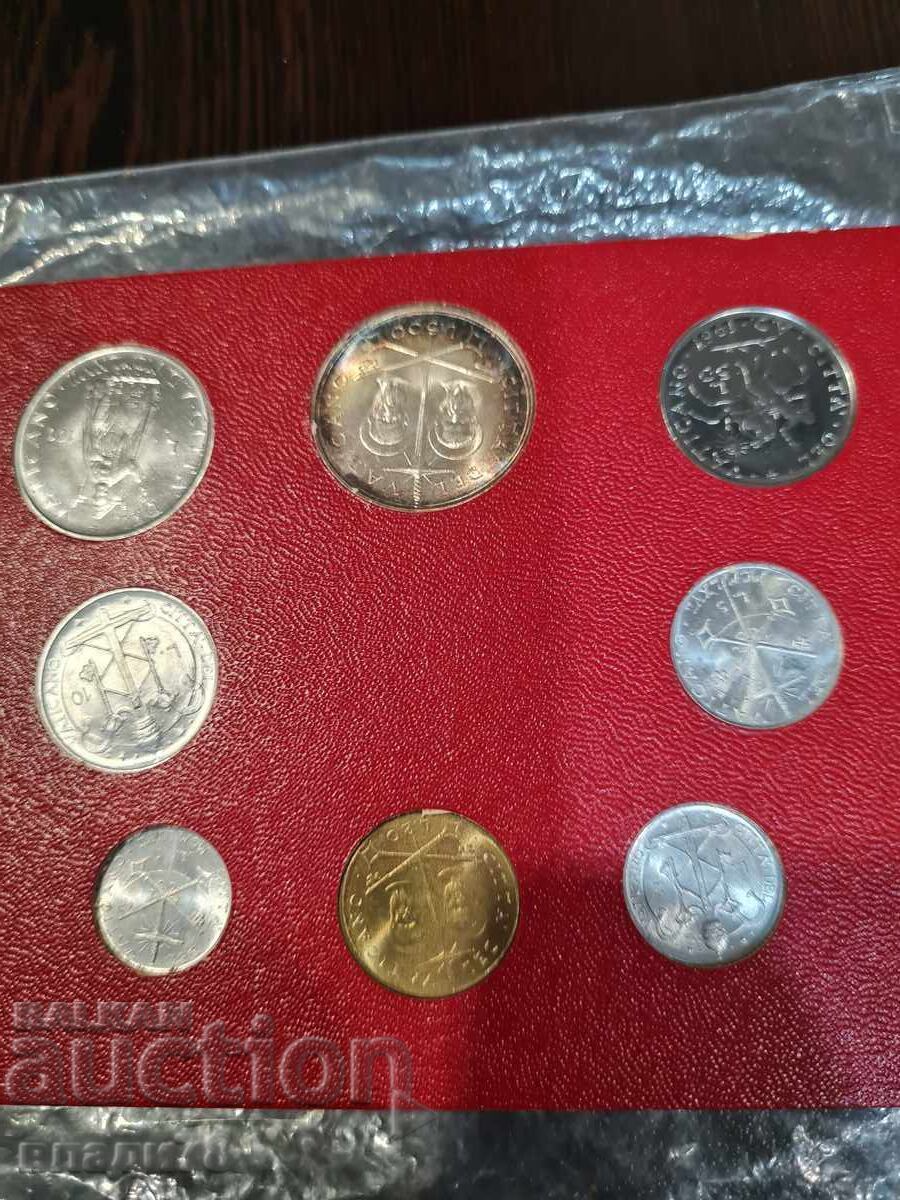 Set of Vatican coins 1967 - 6