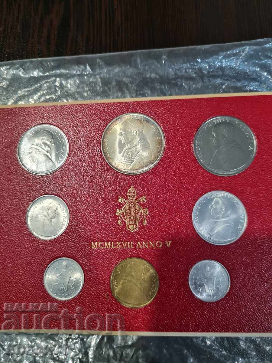 Set of Vatican coins 1967