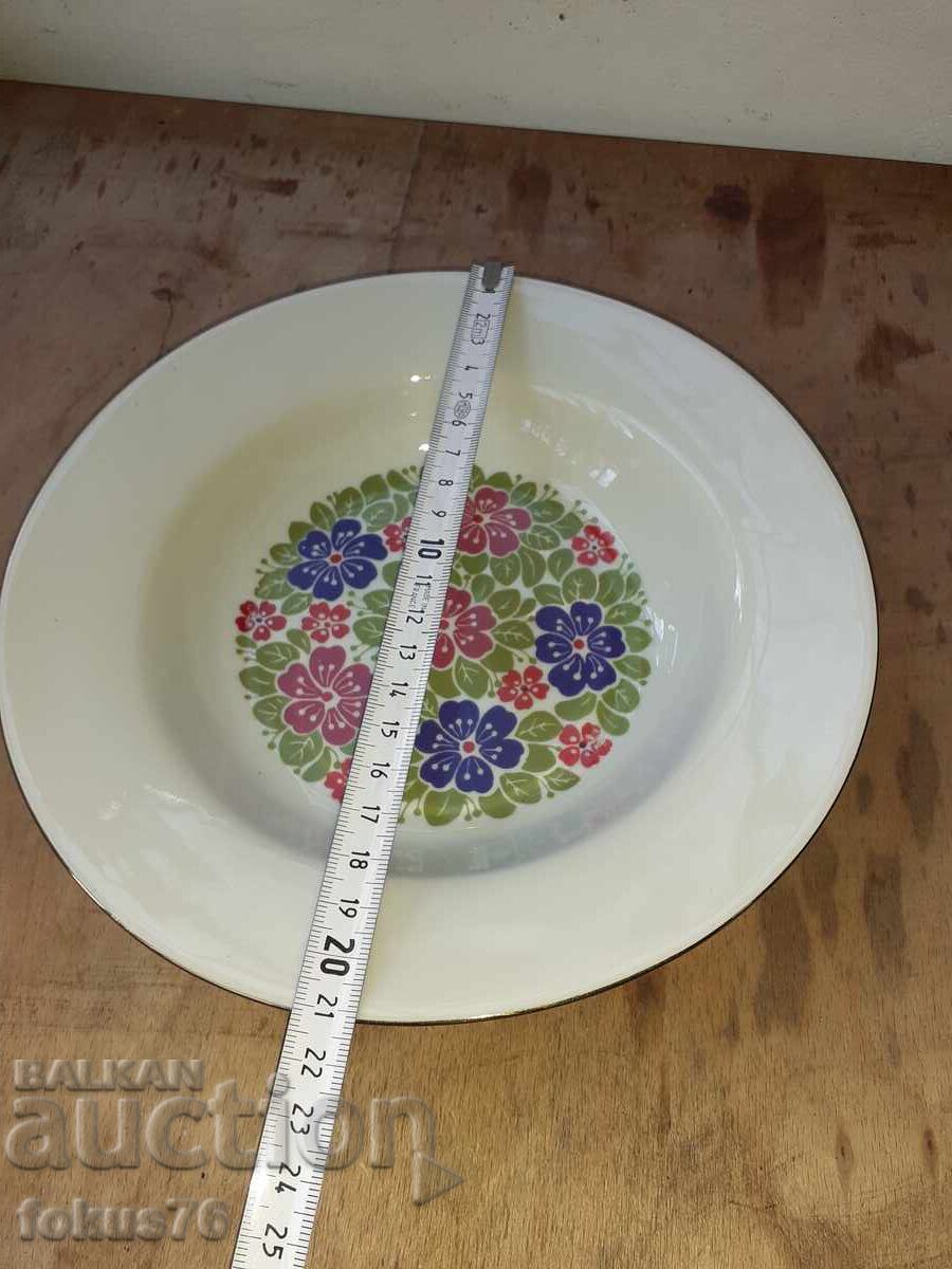 Βουλγάρικη πορσελάνινη πιατέλα πολύχρωμη - 5