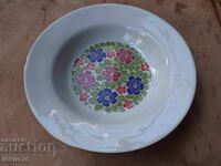 Farfurie de porțelan bulgăresc colorată