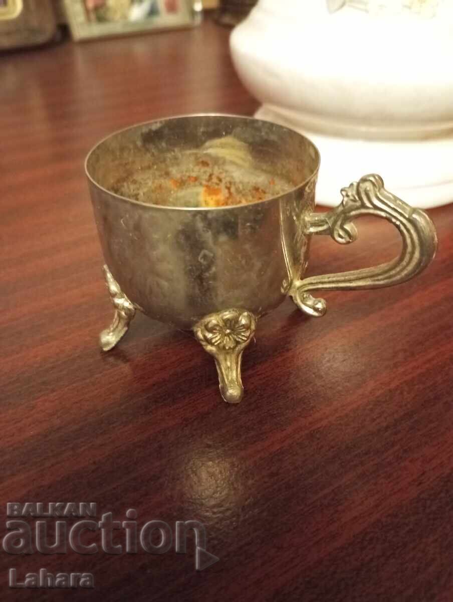 Μεταλλικό, πιθανώς ασημένιο φλιτζάνι - 5 Μεταλλικό, πιθανώς ασημένιο φλιτζάνι - 5