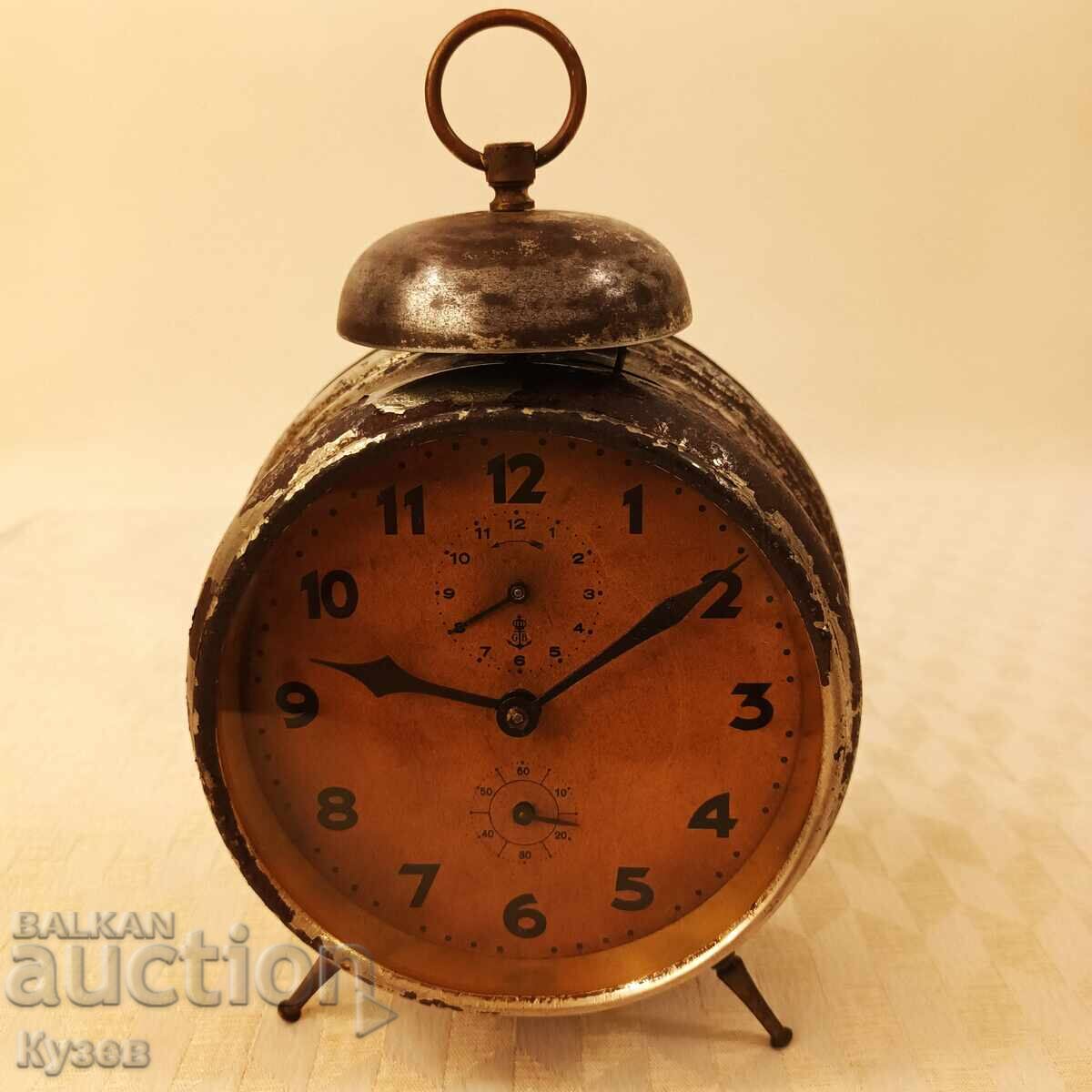 Παλιό ξυπνητήρι Gustav Becker Γερμανίας