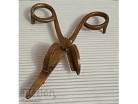 Brass candle snuffer