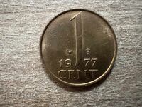 Нидерландия - 1 цент (1977)