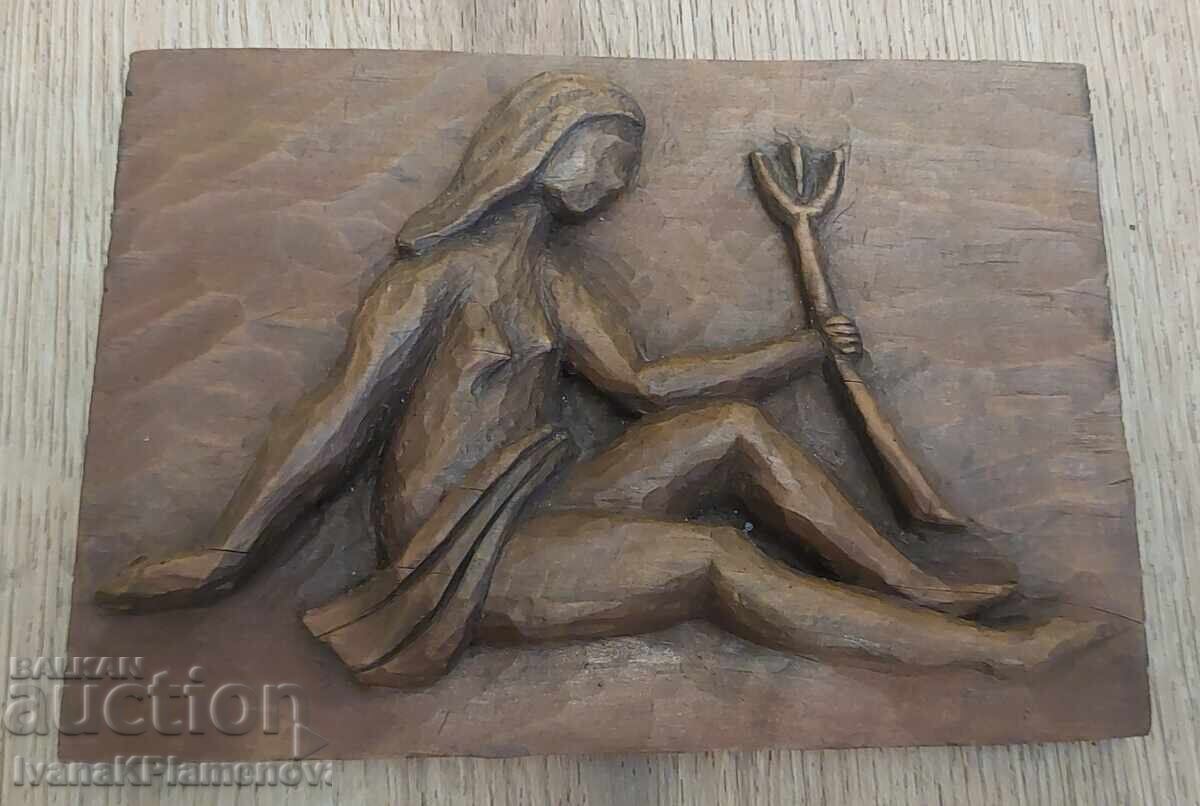 Delivery of Wood carvings zodiac panels three pieces for connoisseurs