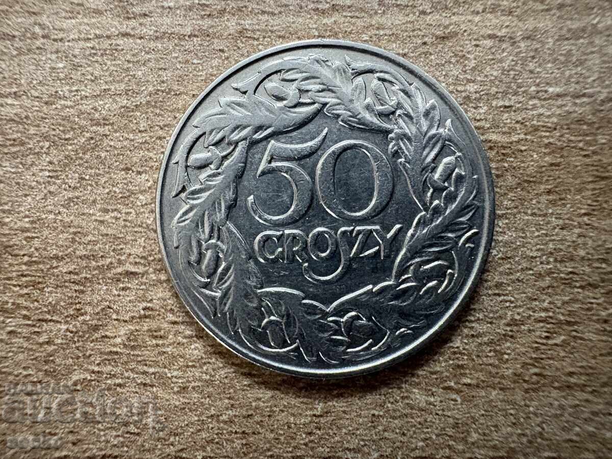 Poland - 50 grosz (1923) Poland - 50 grosz (1923)
