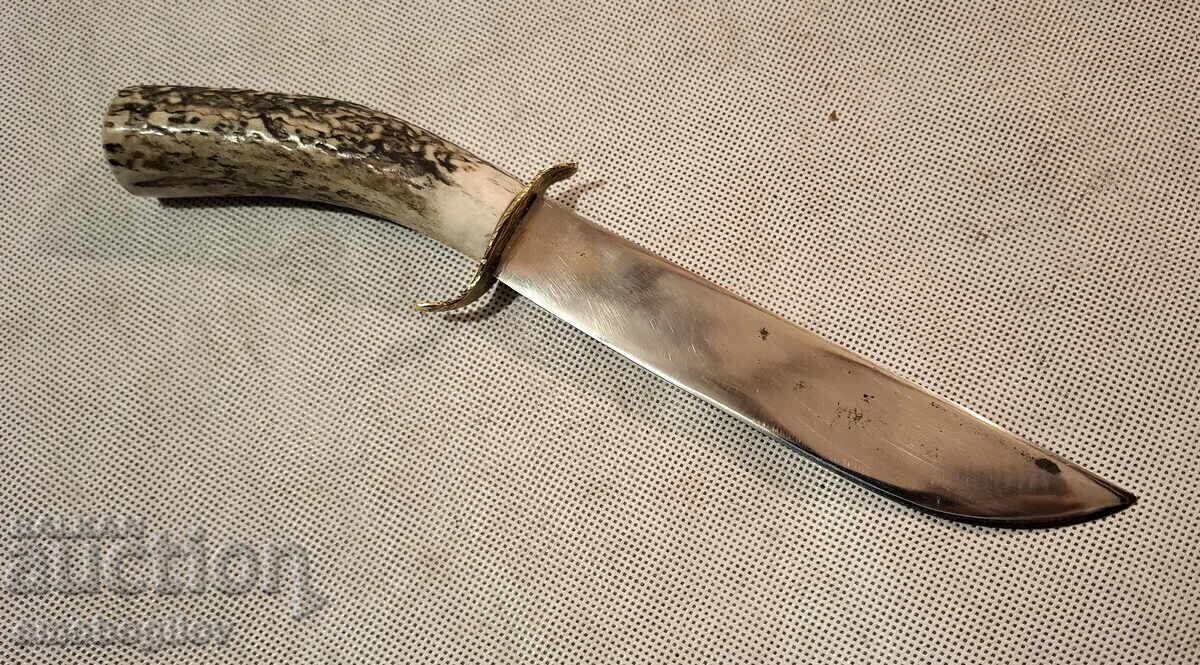 Παλιό Σφυρήλατο Μαχαίρι Χασάπη από Κόστενετς με τιμή 55.55 BGN | € 28.40