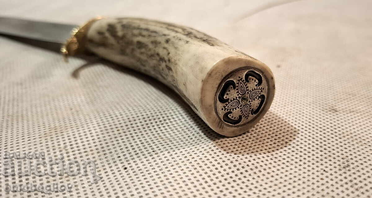 Παράδοση Παλιό Σφυρήλατο Μαχαίρι Χασάπη από Κόστενετς