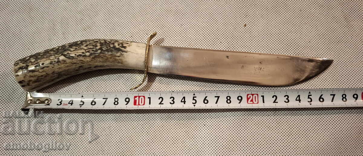 Παλιό Σφυρήλατο Μαχαίρι Χασάπη από Κόστενετς - 6