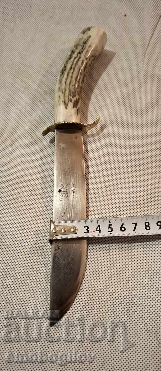 Παλιό Σφυρήλατο Μαχαίρι Χασάπη από Κόστενετς - 7