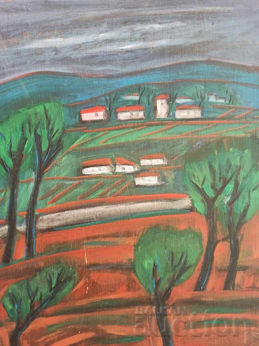 Πίνακας του Πέταρ Ντόμουσιεφ με τιμή 0.01 BGN | € 0.01