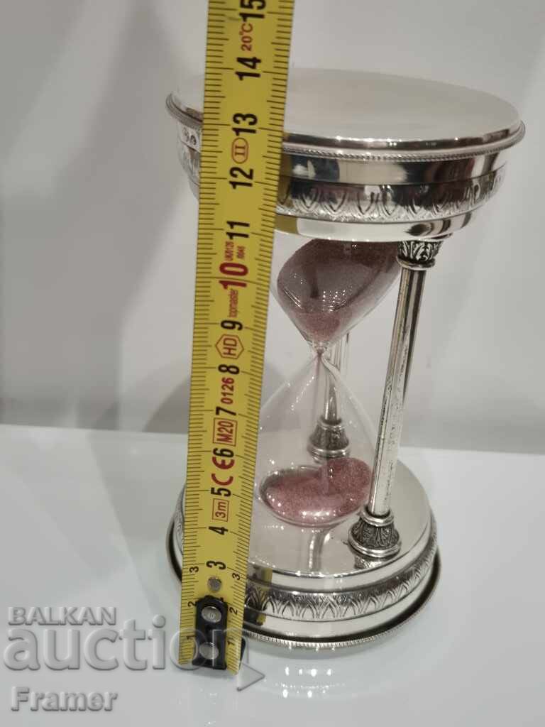 Beautiful Spanish silver hourglass from the 19th century - 7 Beautiful Spanish silver hourglass from the 19th century - 7