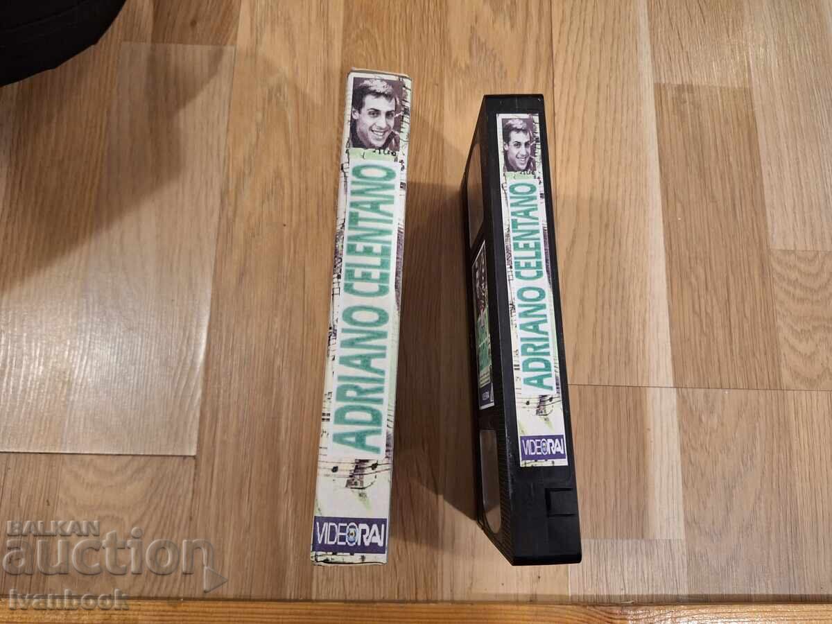 VHS Video Cassette - Adriano Celentano with price 6.50 BGN | € 3.32