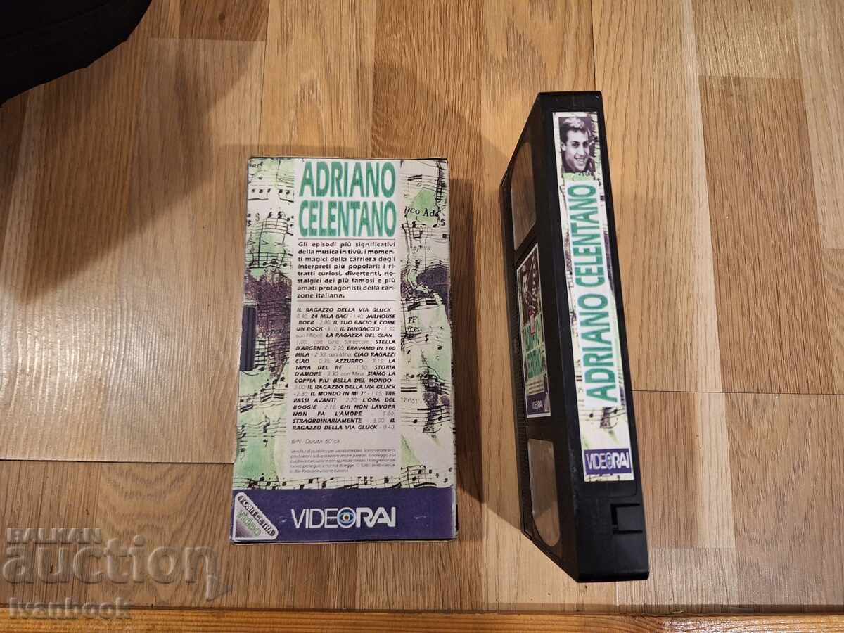 Auction  VHS Video Cassette - Adriano Celentano