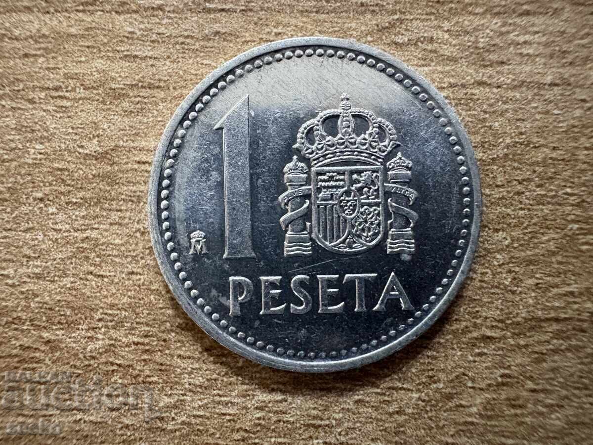 Ισπανία - 1 πεσέτα (1989) Ισπανία - 1 πεσέτα (1989)
