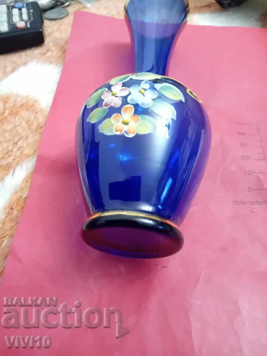 Delivery of Antique Bohemia vase, enamel, gilding Delivery of Antique Bohemia vase, enamel, gilding