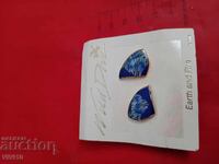 Старинни обеци с емаил