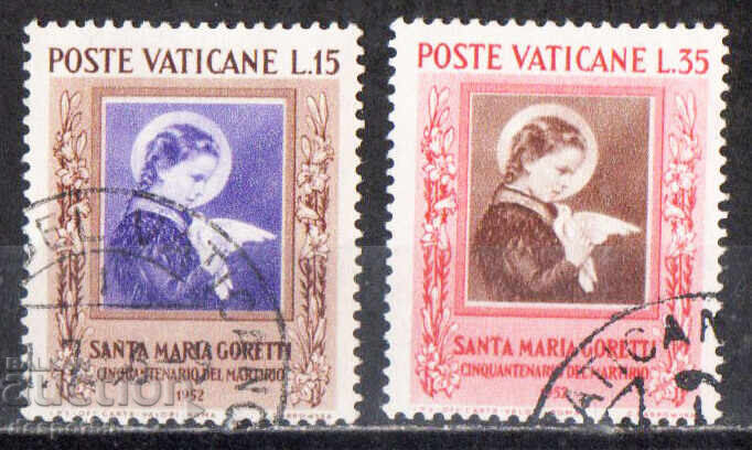 1953. The Vatican. Mary Goretti's 50th Anniversary. 1953. The Vatican. Mary Goretti's 50th Anniversary.