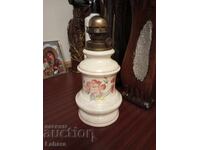 Beautiful gas, kerosene lamp porcelain