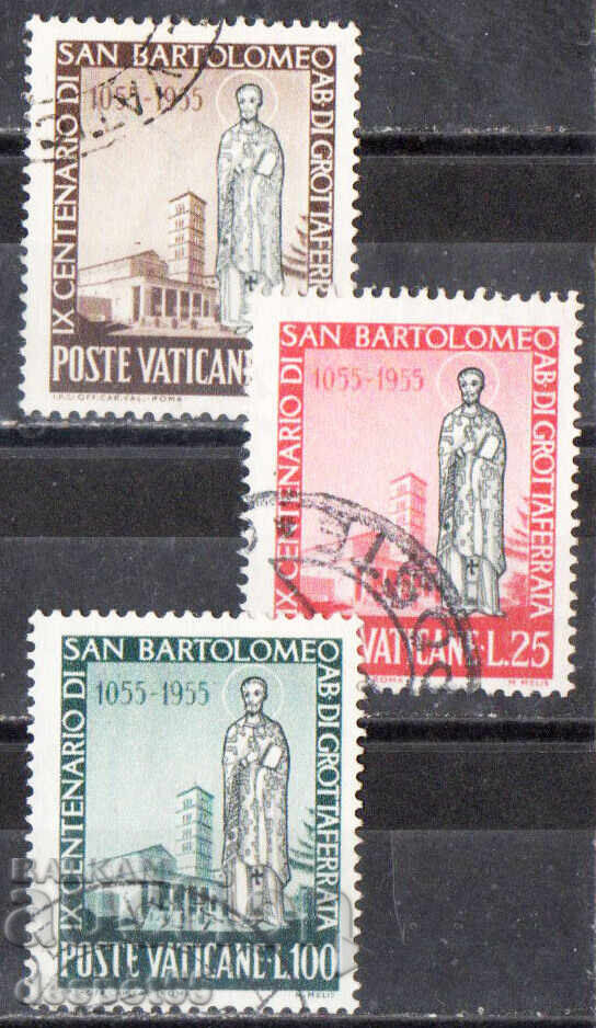 1954 Βατικανό. 900η Επέτειος του θανάτου του Αγίου Βαρθολομαίου