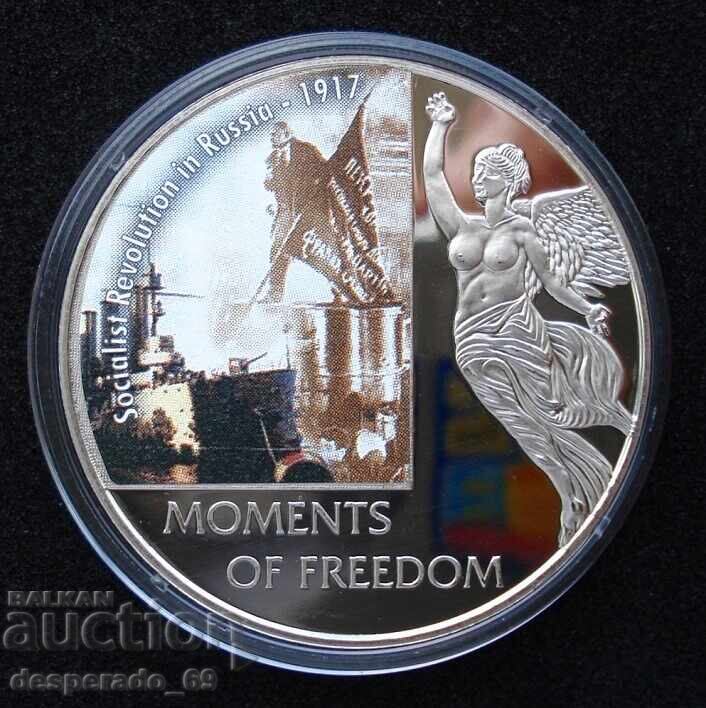 (¯`'•.¸   10 долара 2006  ЛИБЕРИЯ  UNC   ¸.•'´¯)