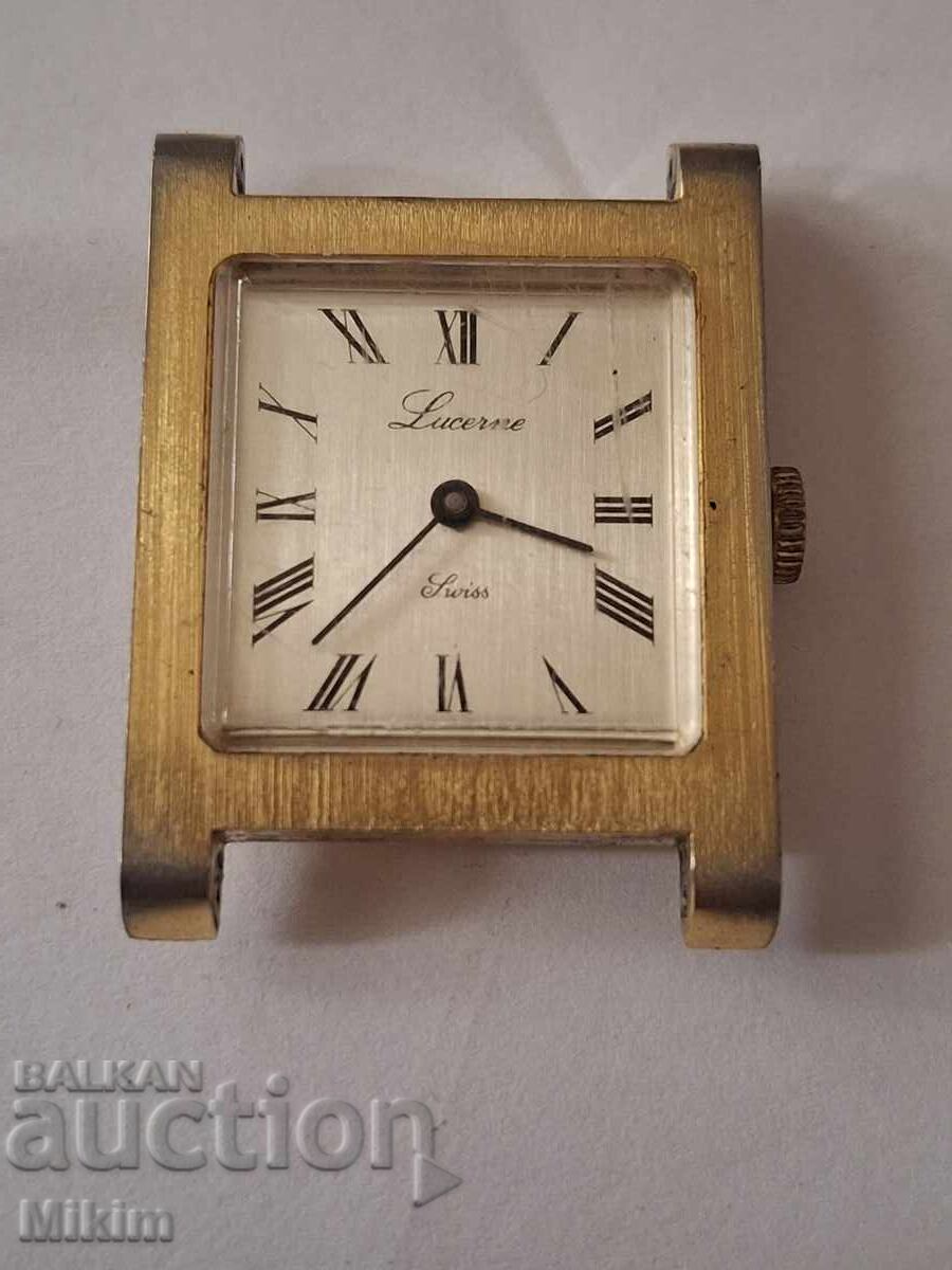 Ρολόι Lucerne επιχρυσωμένο