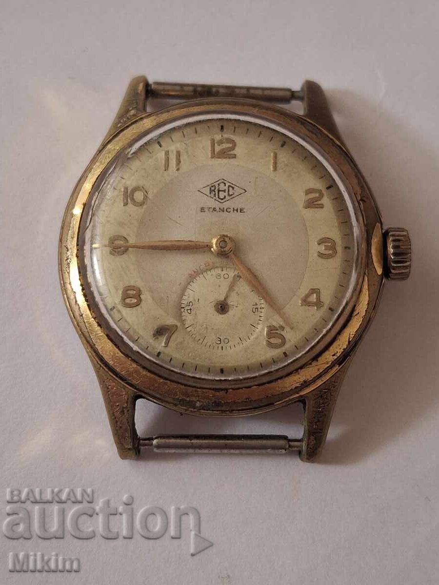 Waterproof Gold-Plated Watch