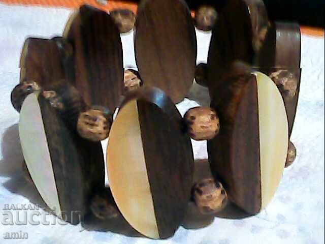 старокрсиво дервено колие гривна сес седев - 5