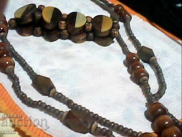 старокрсиво дервено колие гривна сес седев