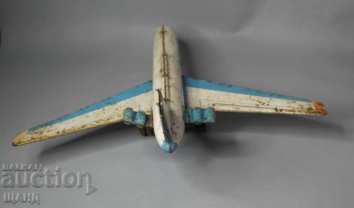 Delivery of IL 62 Old Bulgarian Metal Toy Airplane Model