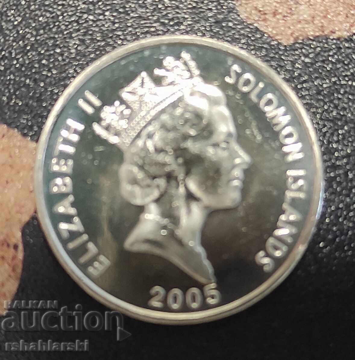 Monedă Insulele Solomon - 1 buc. [2005] cu preț 2.50 BGN | € 1.28