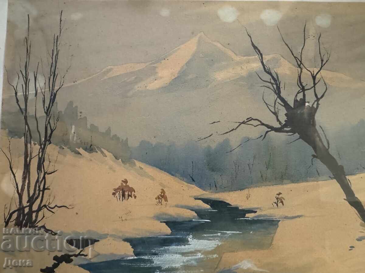 Auction  Ivan Botusharov Watercolor