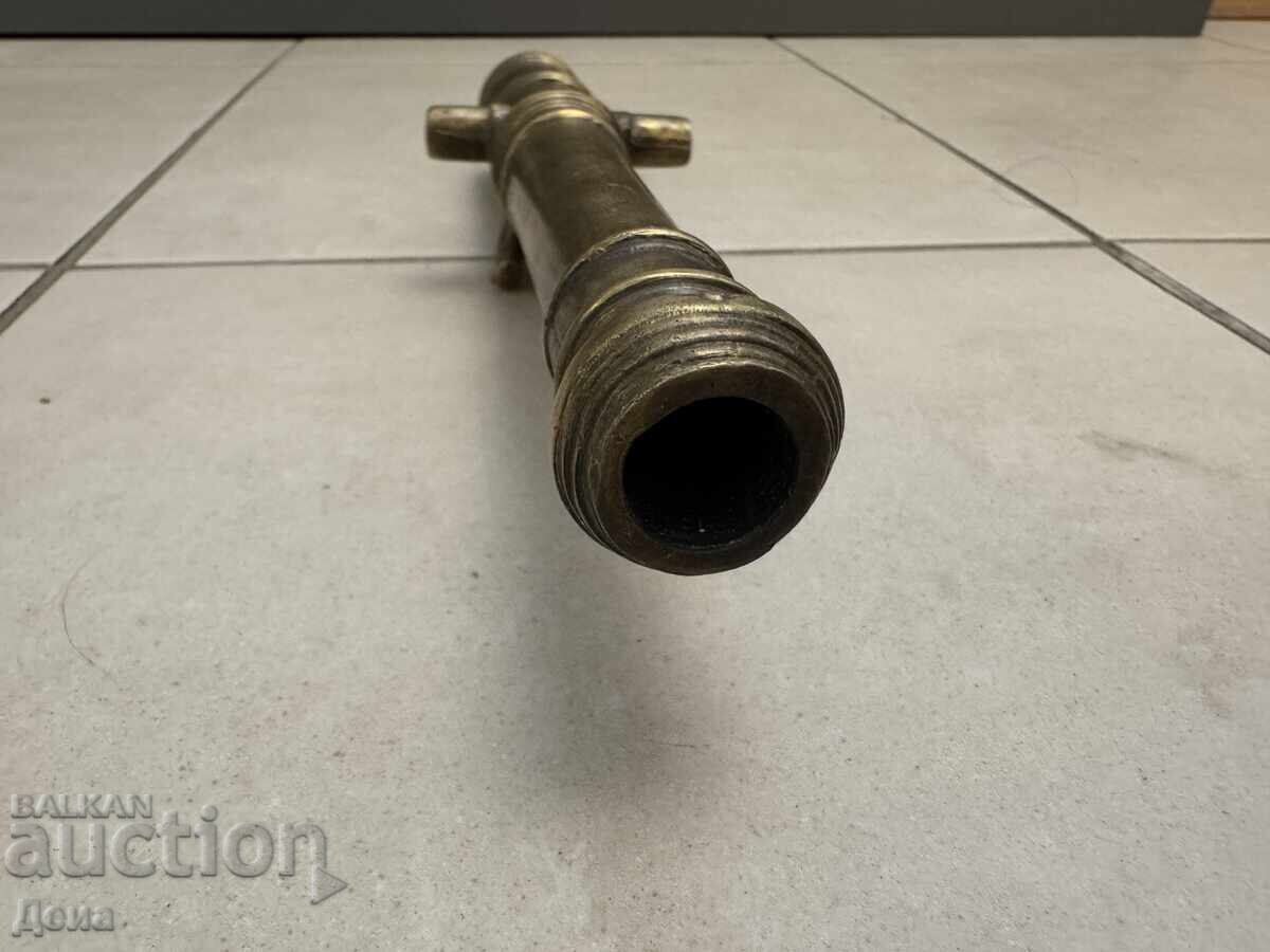 Sculptură din alamă - tun - 6 Sculptură din alamă - tun - 6