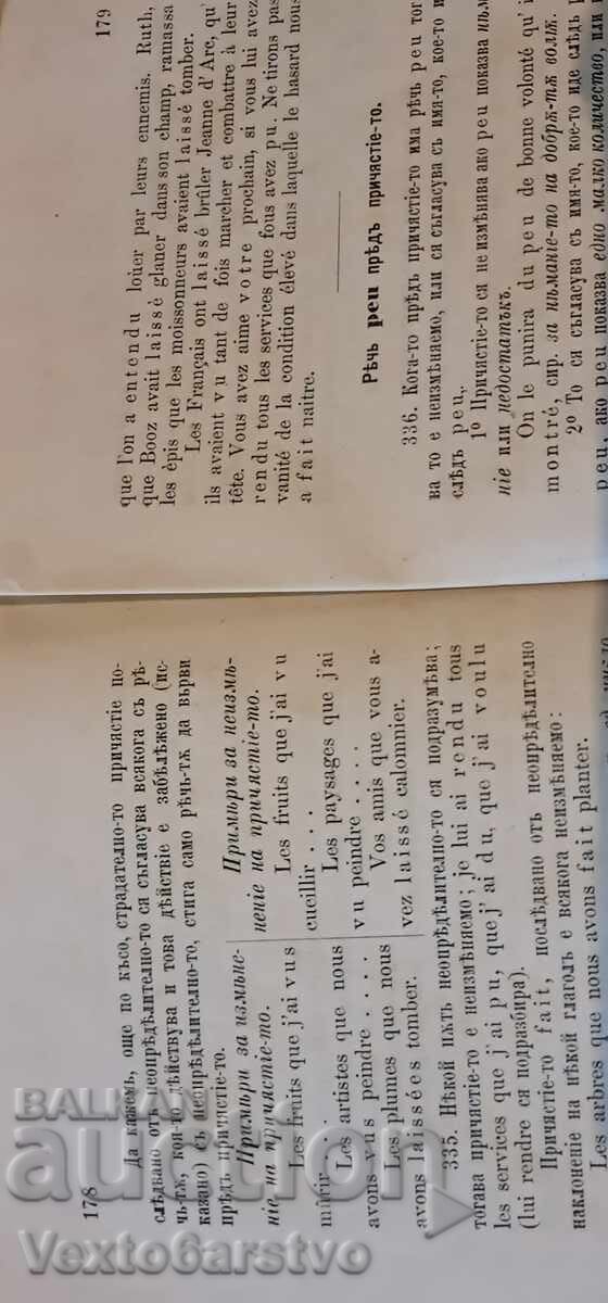 Delivery of Old printed book - lexicological grammar - 1875