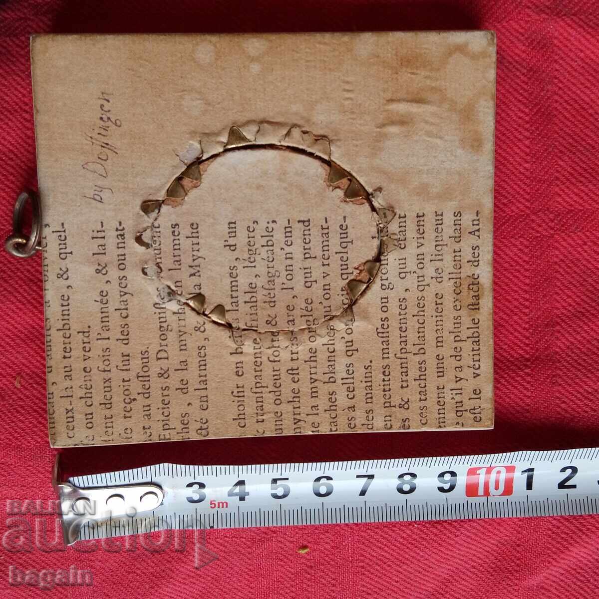 Дамски портрет- миниатюра върху слонова кост. - 7