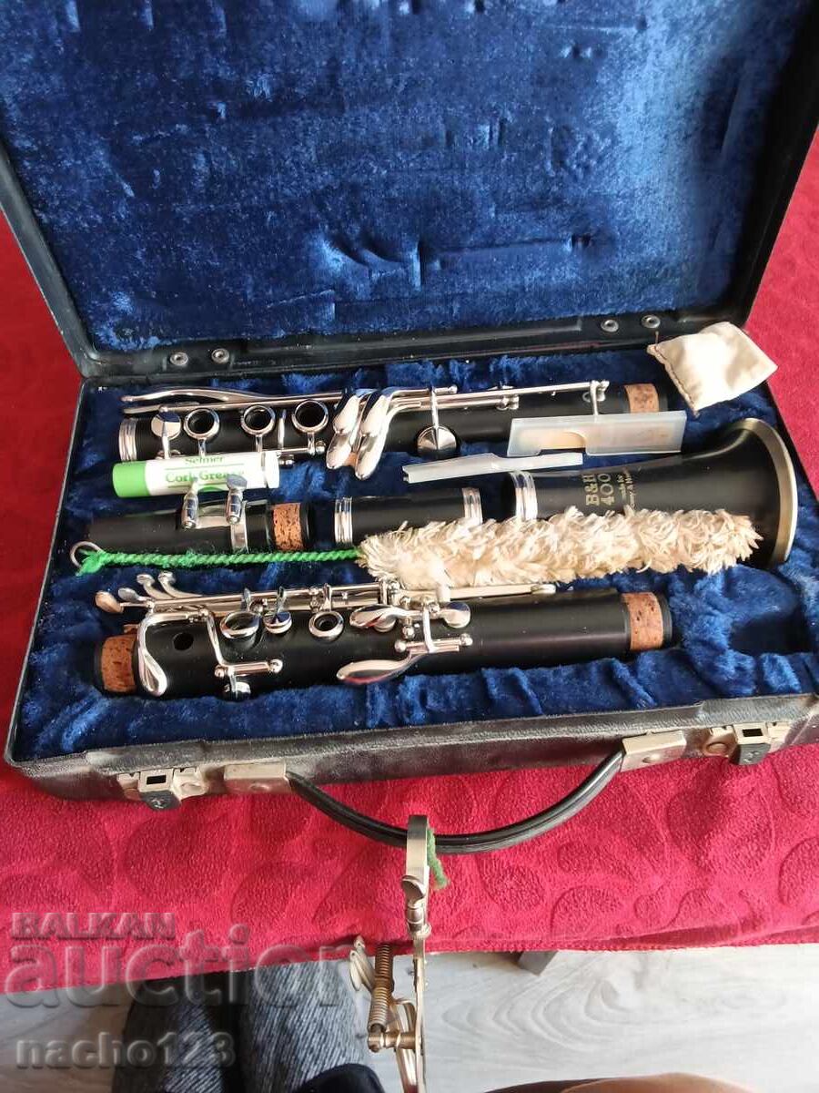 Δημοπρασία Τσέχικο κλαρινέτο B&H-400 εξαιρετικό όργανο