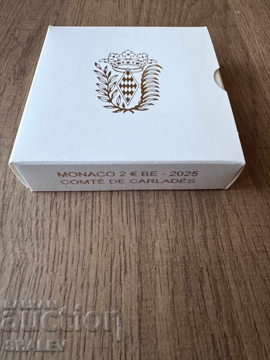 Auction 2 Euro 2025 Monaco "Count of Carlades" Proof Auction 2 Euro 2025 Monaco "Count of Carlades" Proof