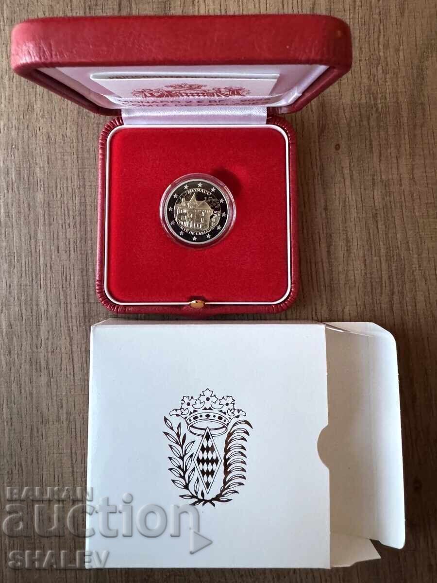 2 Euro 2025 Monaco "Count of Carlades" Proof - 5 2 Euro 2025 Monaco "Count of Carlades" Proof - 5