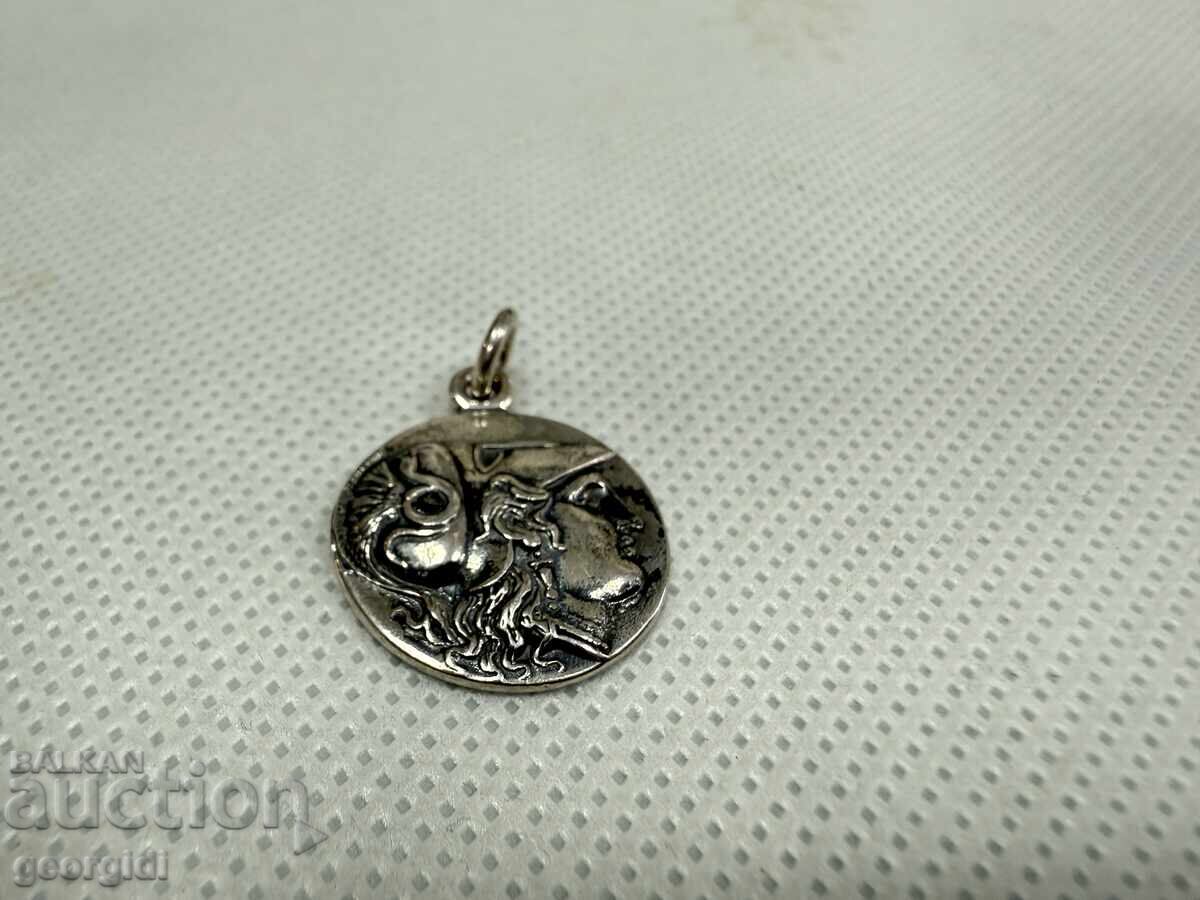 Auction Silver pendant / coin pendant - Alexander III. No. 766 Auction Silver pendant / coin pendant - Alexander III. No. 766