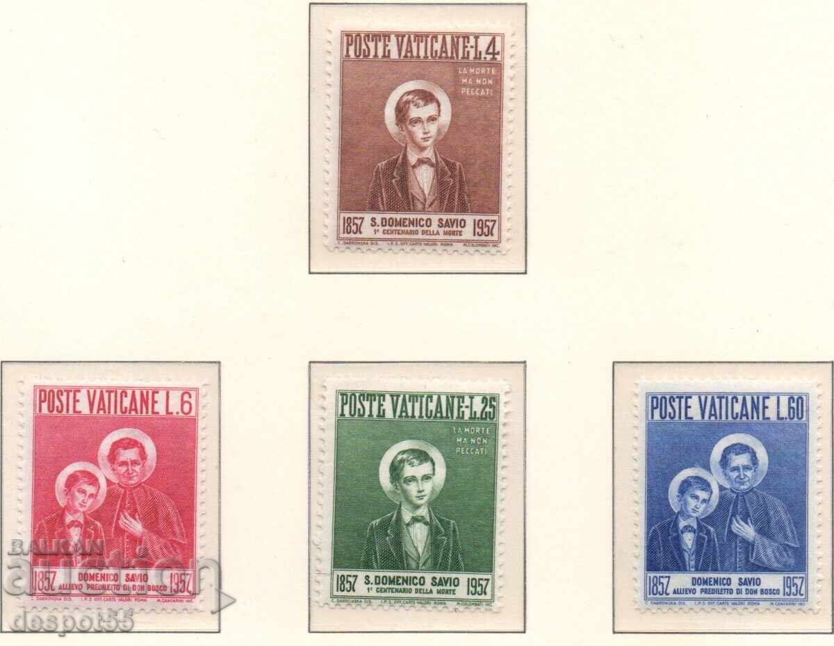 1957. Ватикана. 100 год. от смъртта на Св. Доменико Савио.