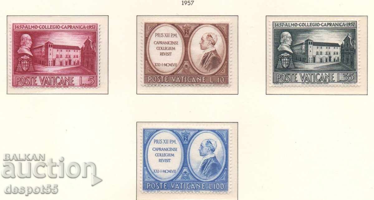 1957. Vatican. 500 de ani de la Colegiul Capranica