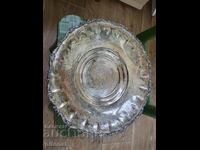 Αντίκα ασημένια φρουτιέρα δίσκος