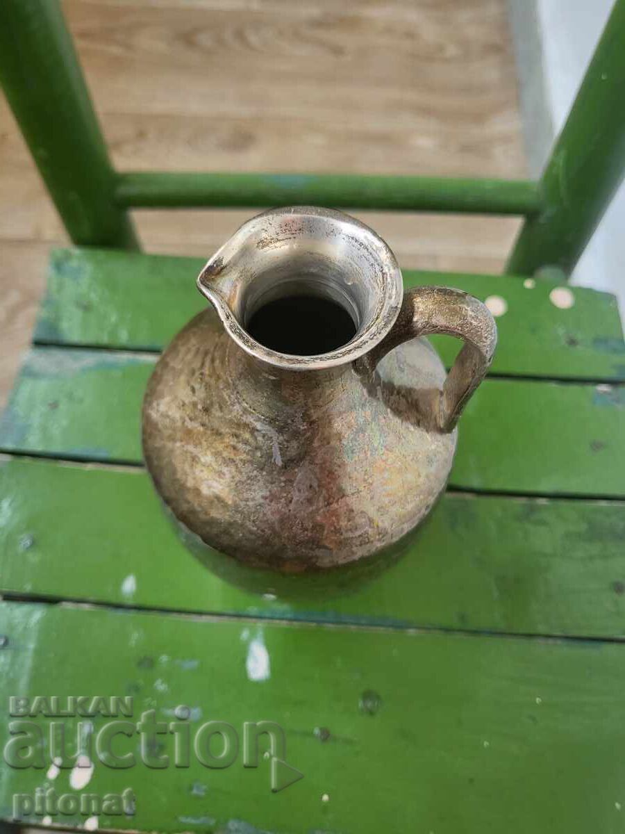 Auction Antique silver pitcher Auction Antique silver pitcher