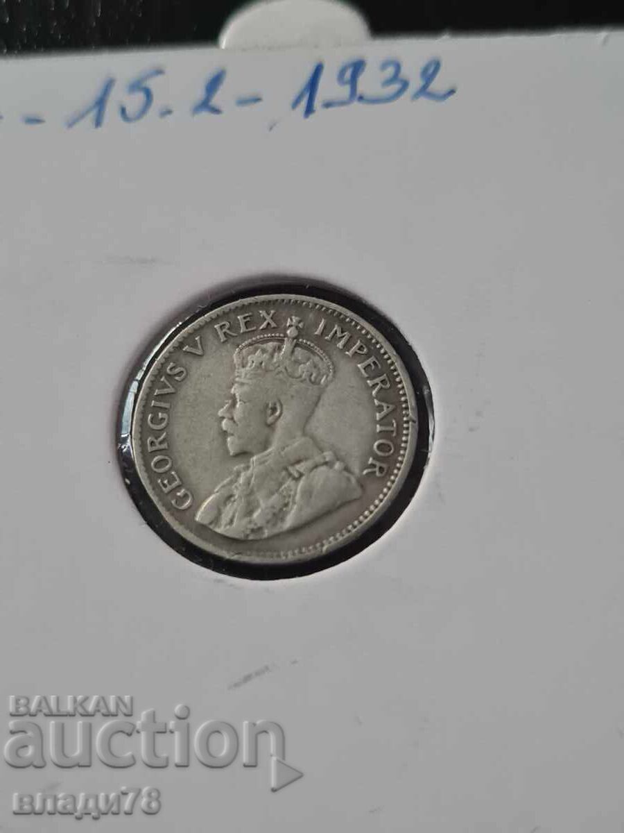 Auction  Silver Coin 3 Pence 1932