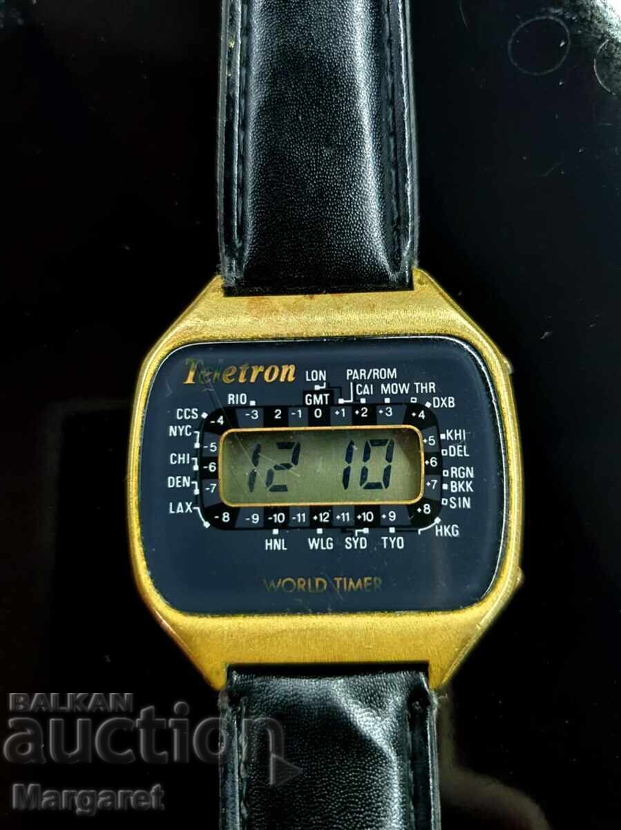 Teletron World Time Watch with price 90.00 BGN | € 46.02