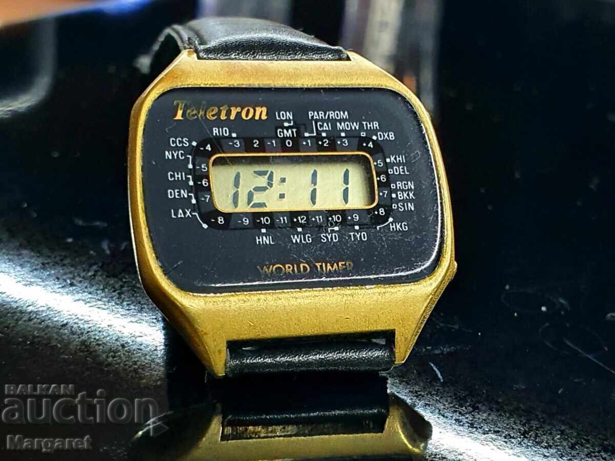 Teletron World Time Watch
