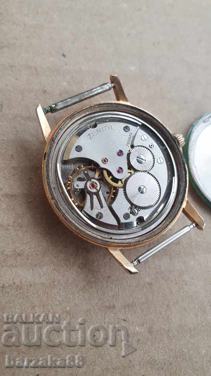 Ανδρικό επιχρυσωμένο ρολόι Zenith - 6