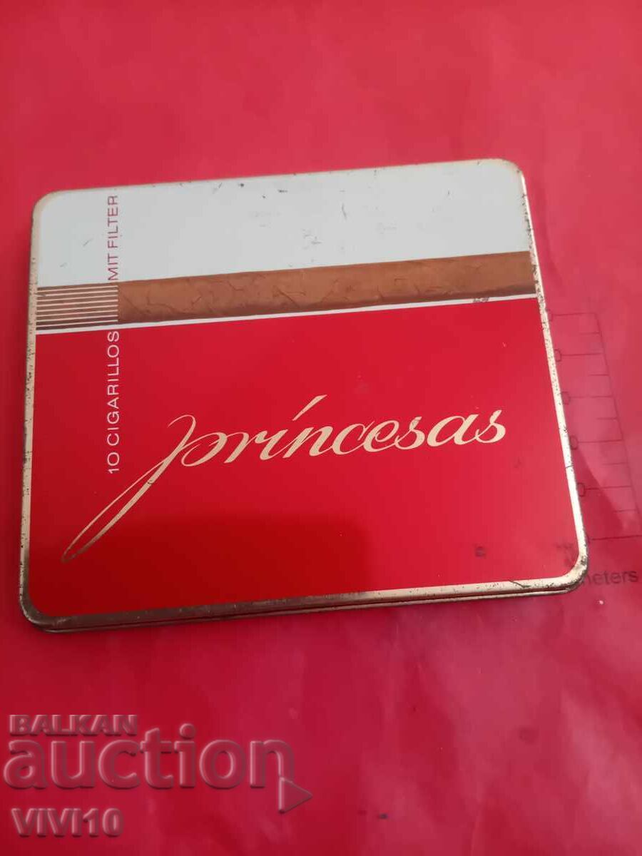 Old metal cigarette box Old metal cigarette box