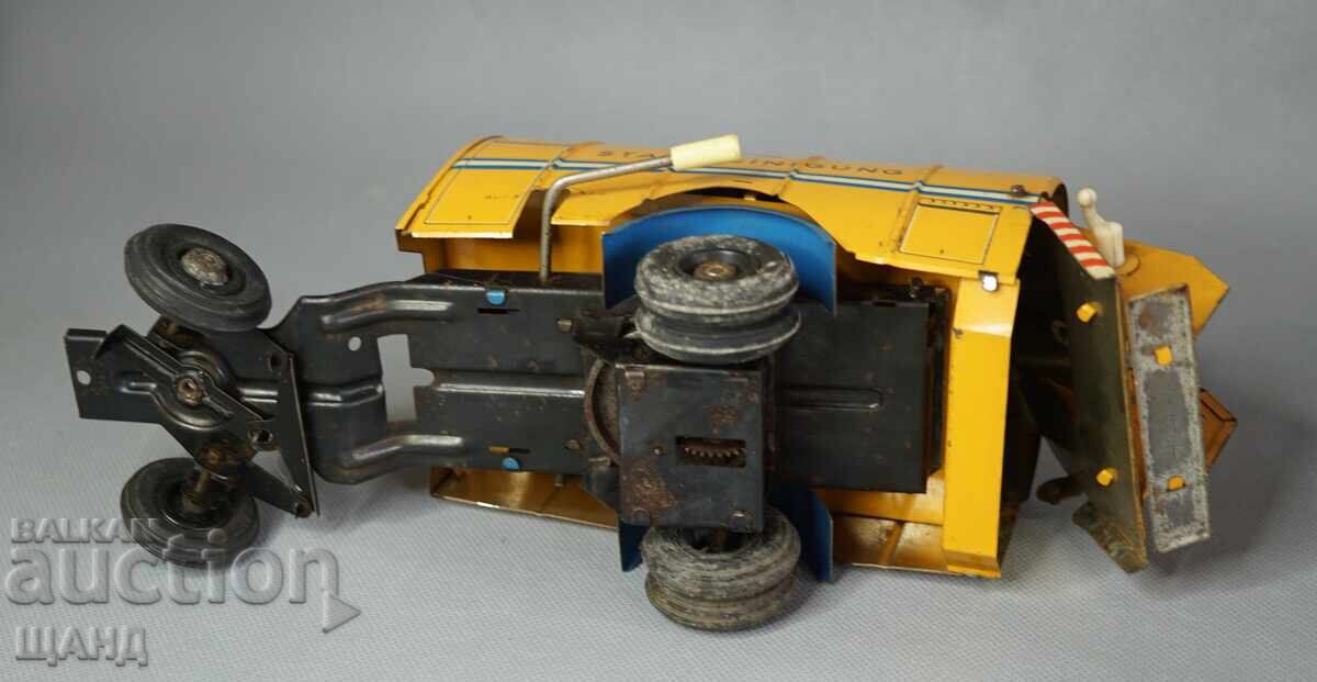 Доставка на Стара Немска Метлна играчка модел камион за боклук