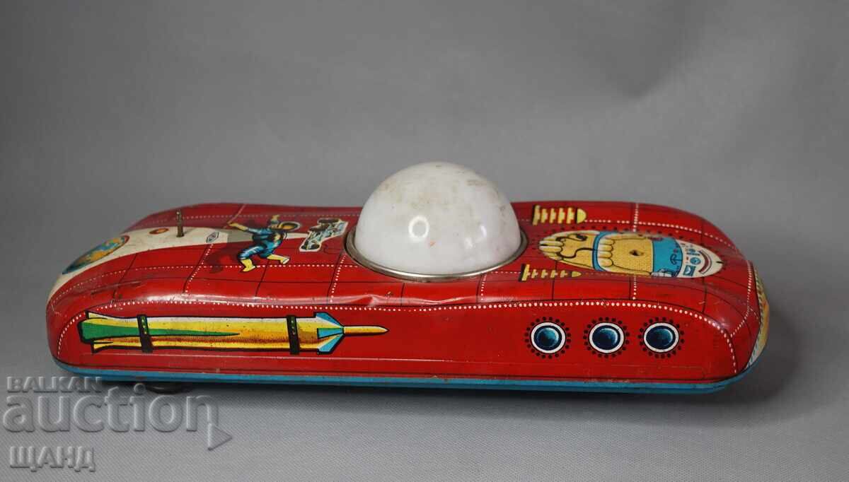 Παλιό Ουγγρικό μεταλλικό παιχνίδι μοντέλο σεληνοχόδου διάστημα